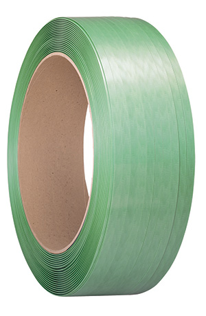 Green Polyester Strapping for shipping
